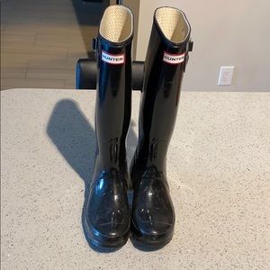 Black Hunter rain boots